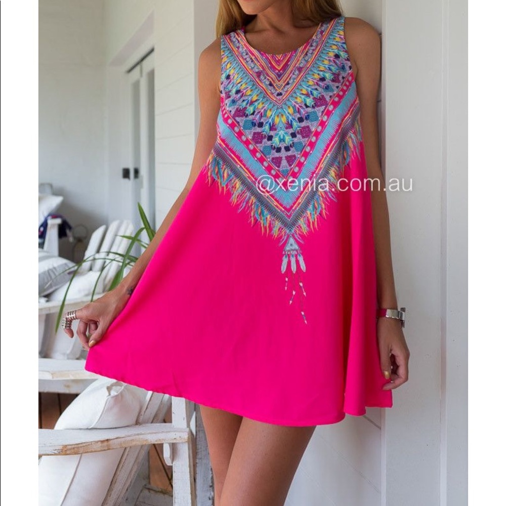 Boutique Fuchsia Dress